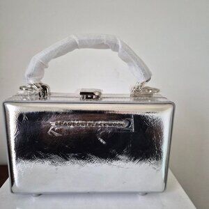 Brand New Brandon Blackwood Silver Slim Trunk Bag